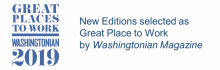 New Editions selected as great place to work by the Washingtonian
