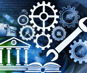 Abstract depiction of strengthening career and techincal education